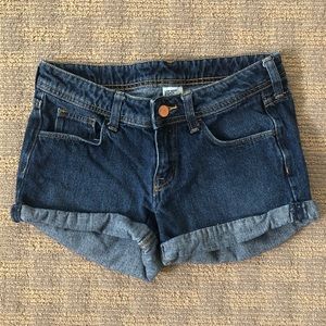 H&M Low Rise Denim Shorts
